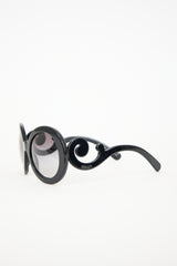 Prada SPR27N Baroque Round Sunglasses