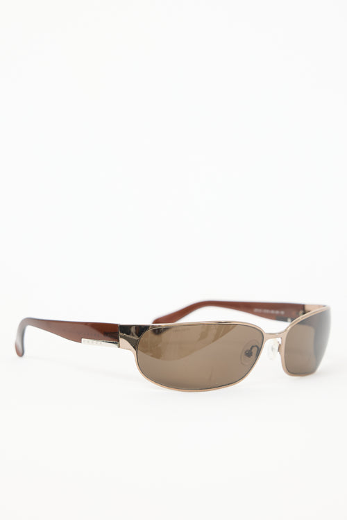 Prada SPR53F Rectangle Sunglasses