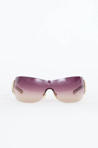 Prada SPR54G Shield Sunglasses