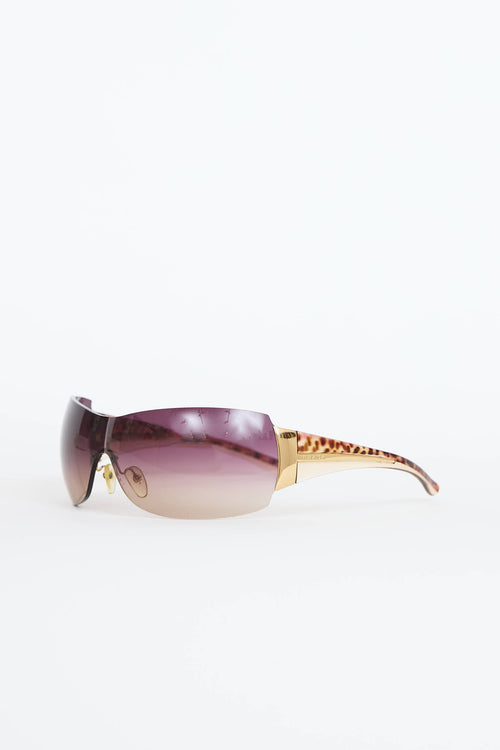 Prada SPR54G Shield Sunglasses