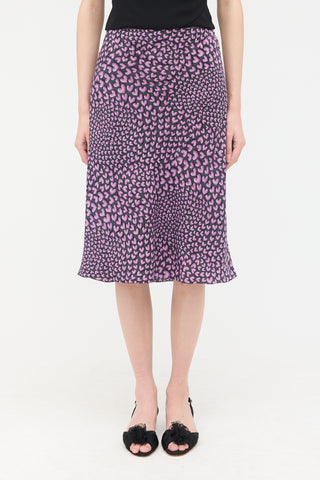 Prada SS 2000 Silk Heart Skirt
