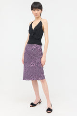 Prada SS 2000 Silk Heart Skirt