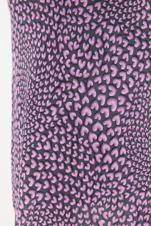 Prada SS 2000 Silk Heart Skirt