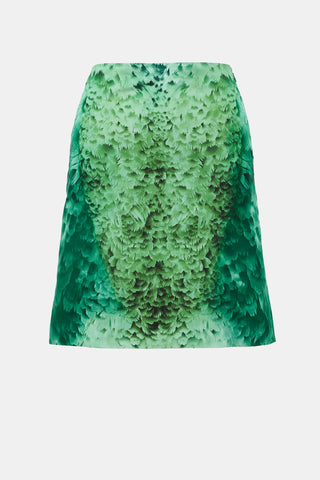 Prada SS 2005 Silk Printed Skirt