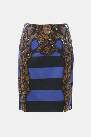 Prada SS 2011 Twill Stripe Skirt