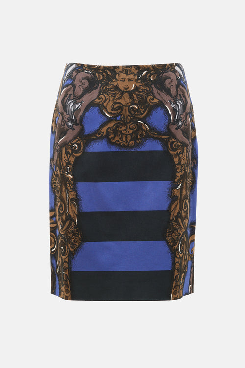 Prada SS 2011 Twill Stripe Skirt