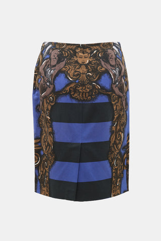 Prada SS 2011 Twill Stripe Skirt