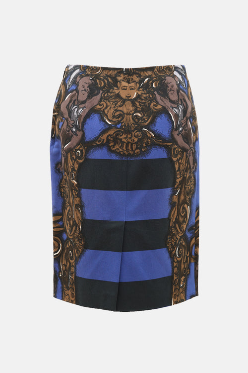 Prada SS 2011 Twill Stripe Skirt