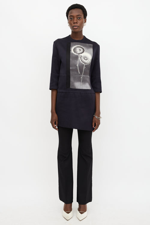 Prada SS 2012 Silk Floral Dress