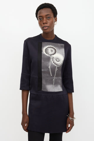 Prada SS 2012 Silk Floral Dress