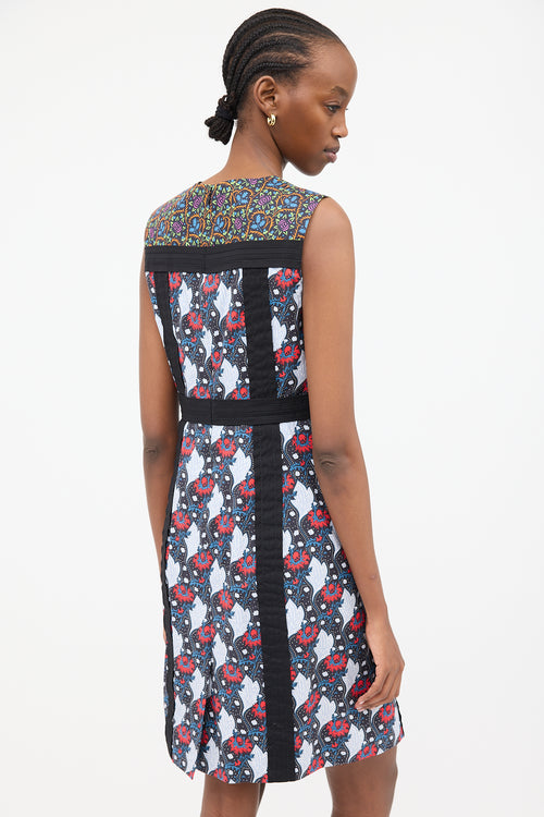 Prada SS 2015 Floral Panel Dress