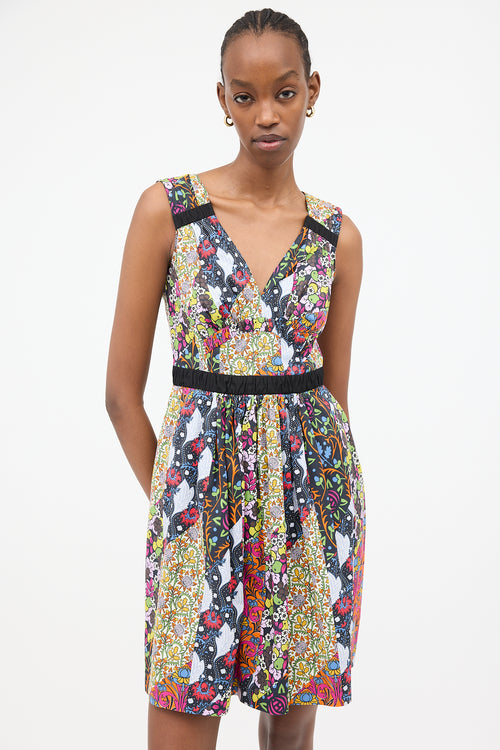 Prada SS 2015 Floral Patchwork Dress