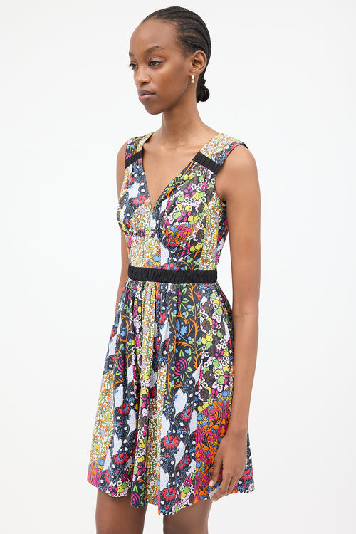 Prada SS 2015 Floral Patchwork Dress
