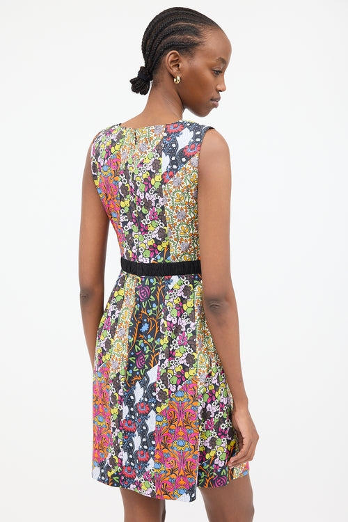 Prada SS 2015 Floral Patchwork Dress