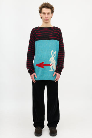Prada SS 2016 Wool Intarsia Sweater