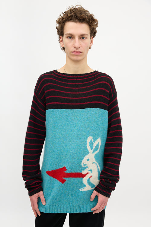 Prada SS 2016 Wool Intarsia Sweater