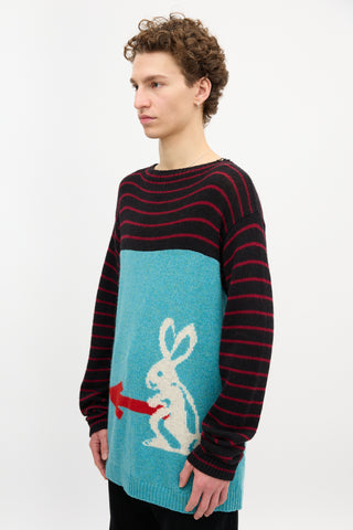 Prada SS 2016 Wool Intarsia Sweater