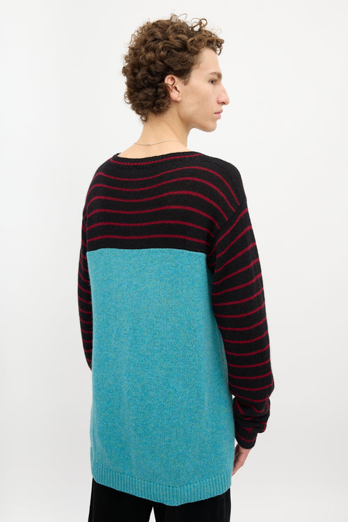 Prada SS 2016 Wool Intarsia Sweater