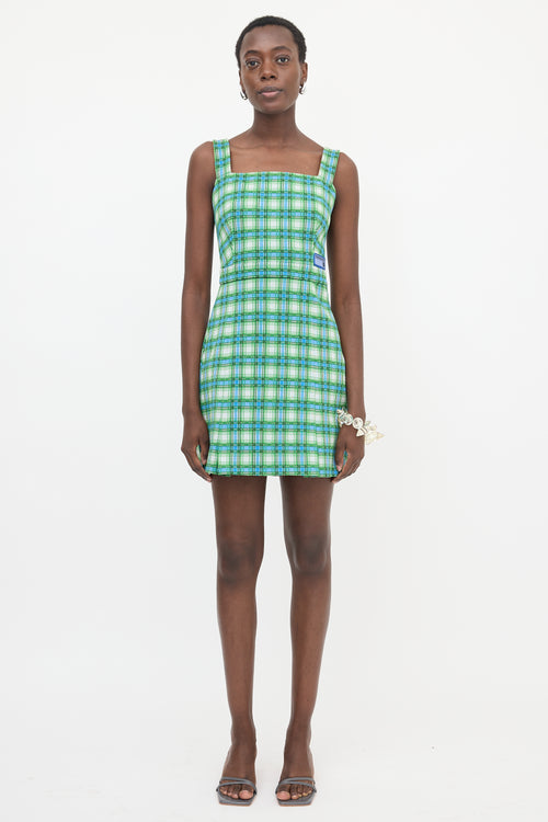 Prada SS 2017 Check Midi Dress