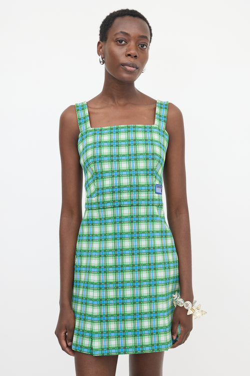 Prada SS 2017 Check Midi Dress