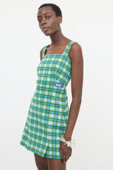 Prada SS 2017 Check Midi Dress