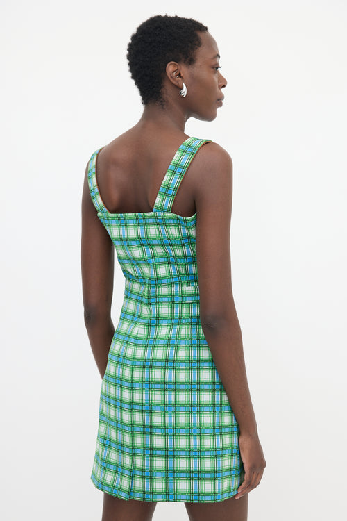 Prada SS 2017 Check Midi Dress