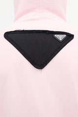 Prada SS 2021 Pink & Black Graphic Hoodie
