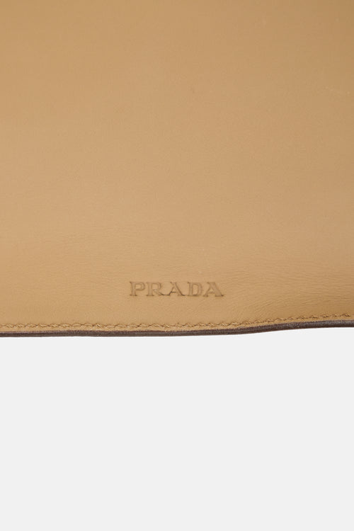 Prada SS 1999 Leather Mirror Belt Bag