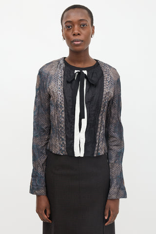 Prada SS 2009 Printed Jacket