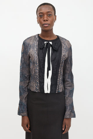 Prada SS 2009 Printed Jacket