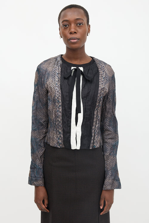 Prada SS 2009 Printed Jacket