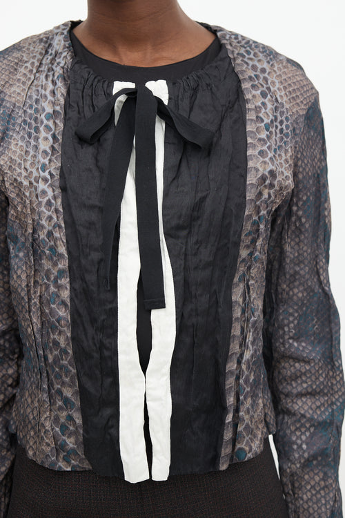 Prada SS 2009 Printed Jacket