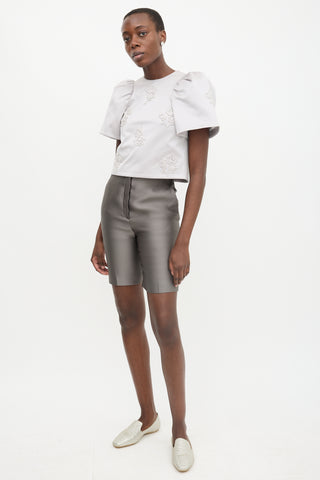 Prada SS 2010 Satin Bermuda Shorts