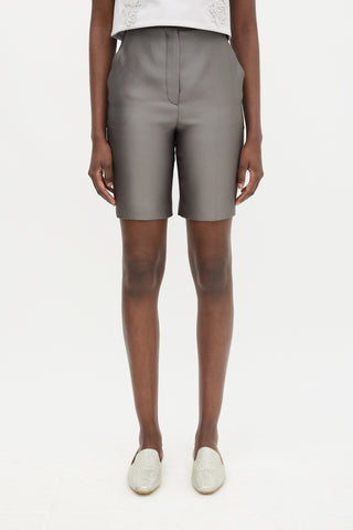 Prada SS 2010 Satin Bermuda Shorts