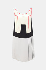 Prada // SS 2016 Pleated Colourblock Dress – VSP Consignment