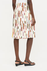 Prada SS 2016 Pleated Midi Skirt