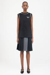 Prada SS 2020 Fringed Logo Jersey