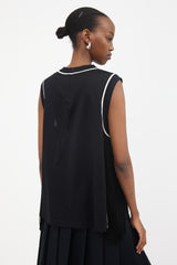 Prada SS 2020 Fringed Logo Jersey