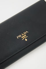 Prada Saffiano Leather Continental Wallet