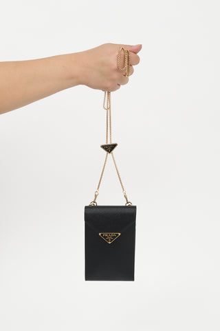 Prada Saffiano Leather Mini Crossbody Bag