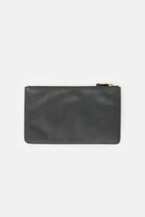 Prada Saffiano Leather Dual Snap Pouch