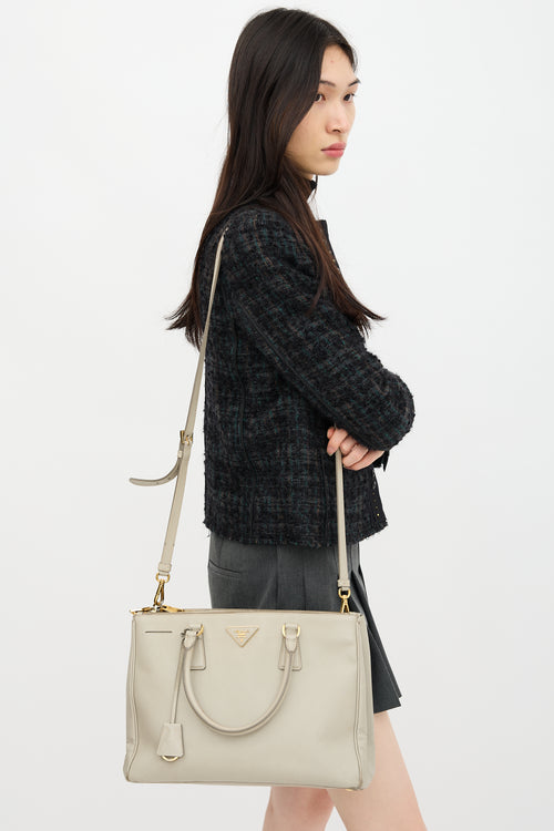 Prada Saffiano Leather Galleria Bag