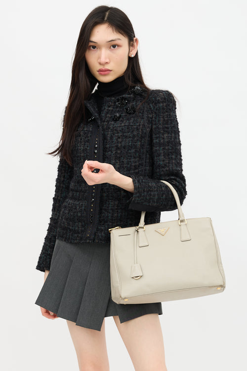 Prada Saffiano Leather Galleria Bag