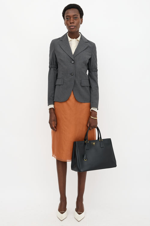 Prada Saffiano Leather Galleria Bag