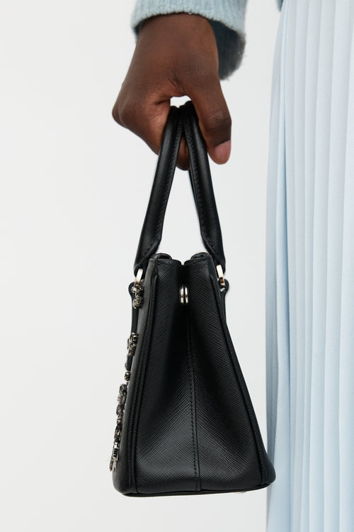 Prada Saffiano Leather Mini Galleria Lux Bag