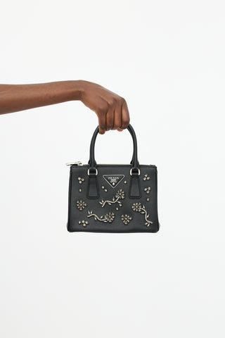 Prada Saffiano Leather Mini Galleria Lux Bag