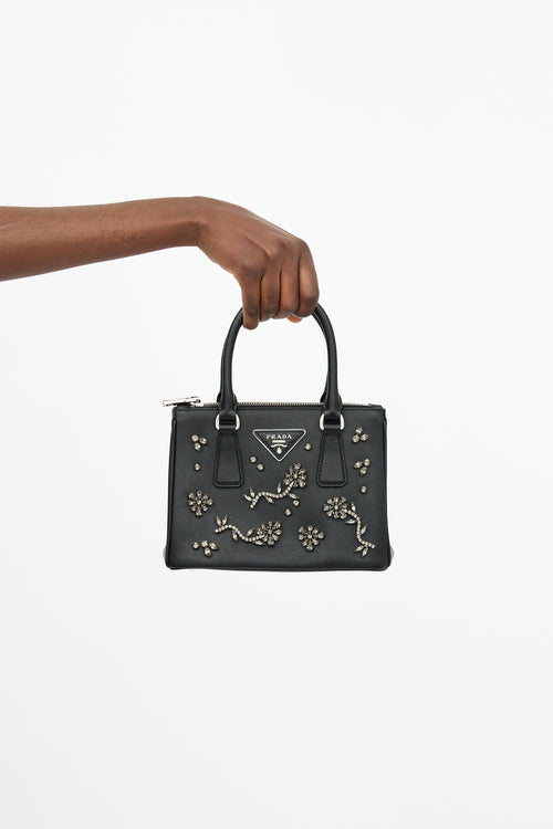 Prada Saffiano Leather Mini Galleria Lux Bag