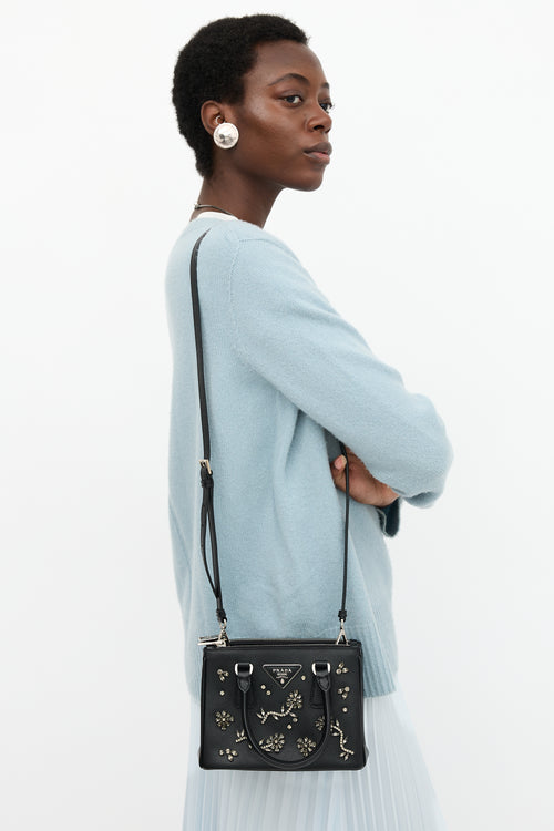 Prada Saffiano Leather Mini Galleria Lux Bag