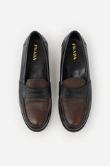 Prada Saffiano Leather Penny Loafer