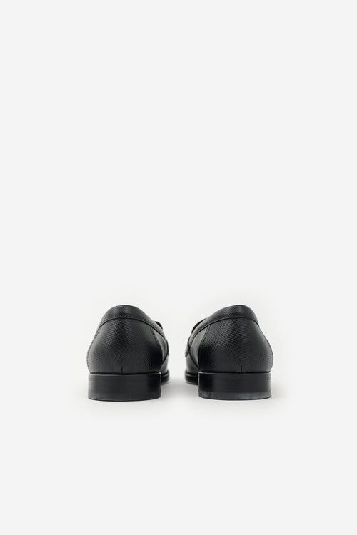 Prada Saffiano Leather Penny Loafer